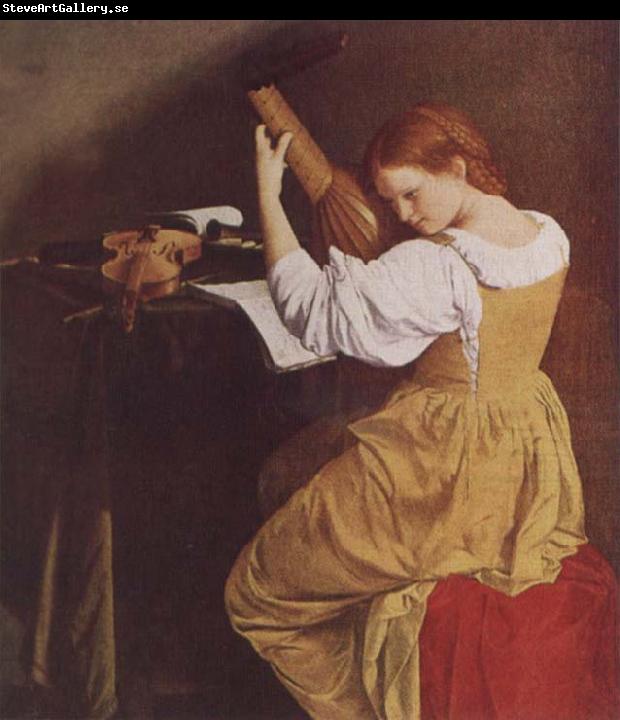 Orazio Gentileschi The Lute Player